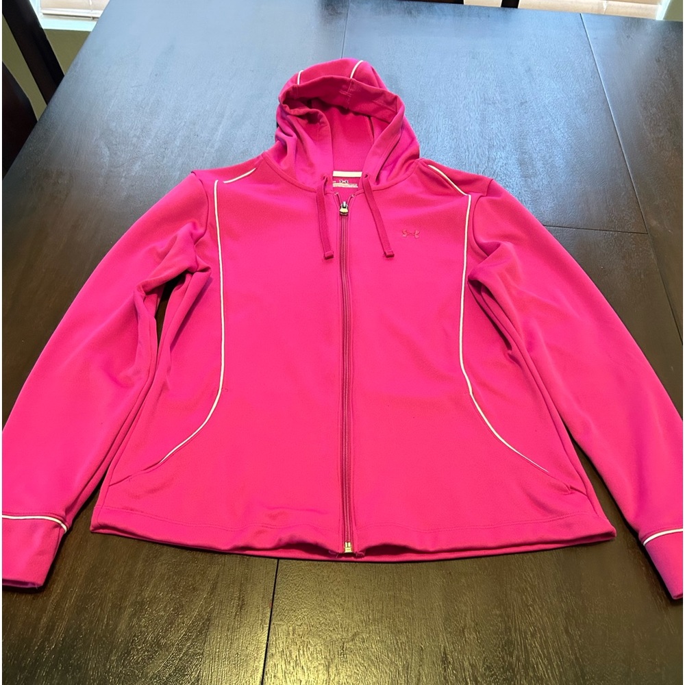 Women’s Under Armour AllSeason Long Sleeve Zip Up Hoodie Size Large